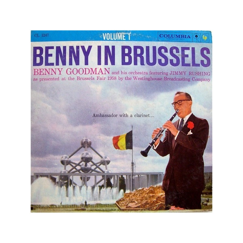 Goodman Benny and His Orchestra ‎– Benny In Brussels Volume 1|1958    Columbia ‎– CL 1247
