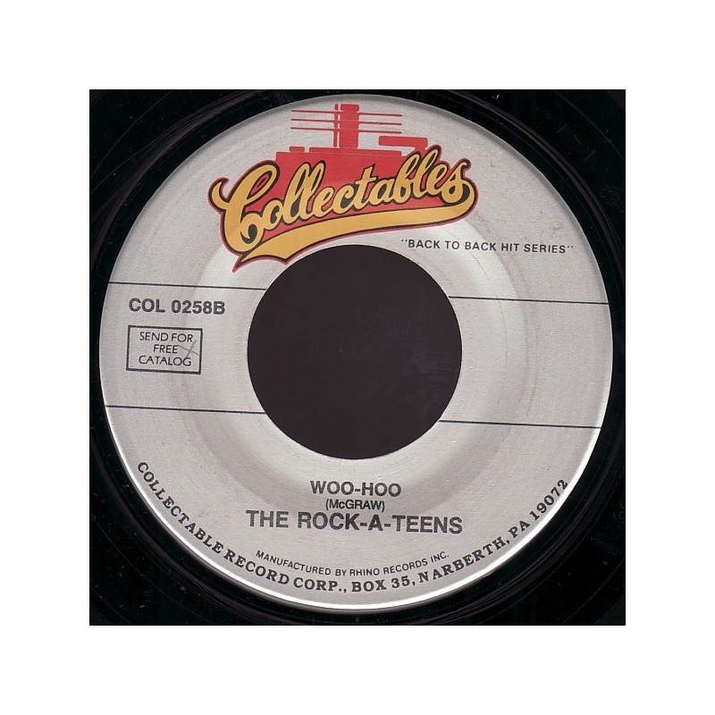 Fifth Estate The / The Rock-A-Teens ‎– Ding Dong! The Witch Is Dead / Woo-Hoo|Collectables ‎– COL 0258-Single