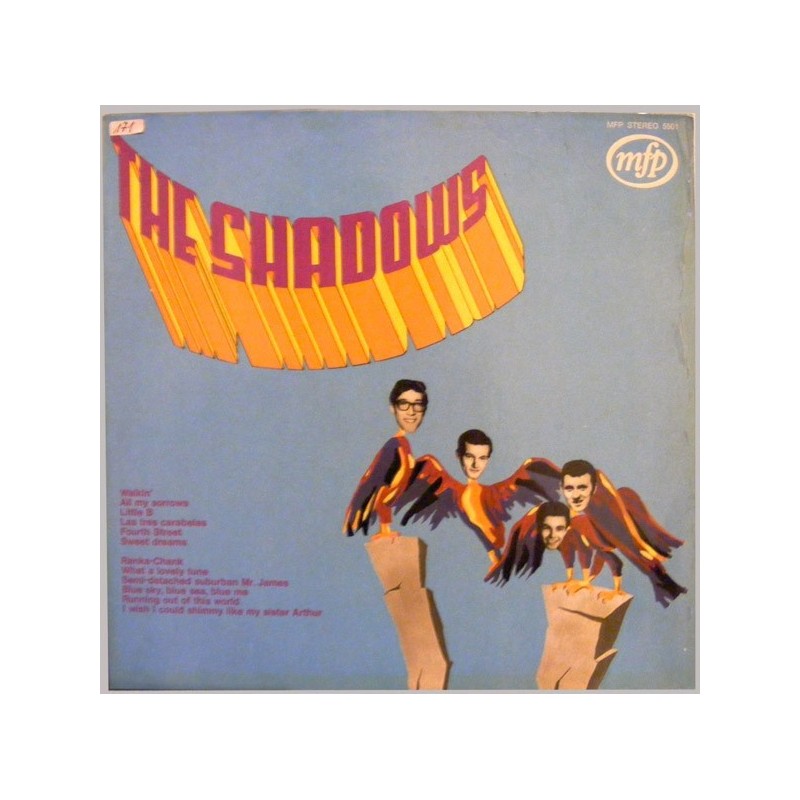 Shadows The ‎– Walkin' with The Shadows|1972     Music For Pleasure ‎– MFP 5501