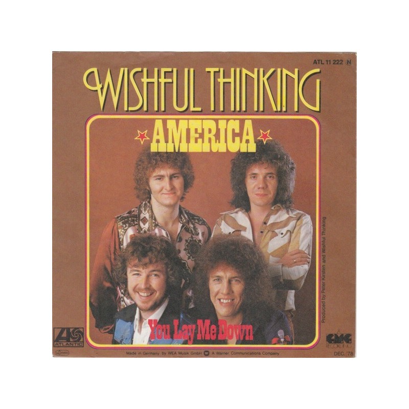 Wishful Thinking – America|1978 Atlantic – ATL 11 222-Single Wishful Thinking – America|1978 Atlantic – ATL 11 222-Single