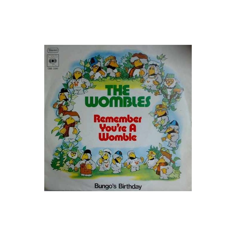 Wombles ‎The – Remember You're A Womble|1974    CBS S 2241-Single