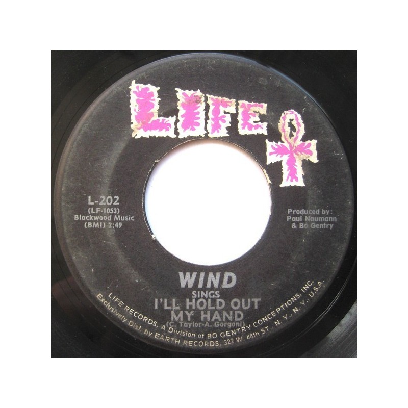 Wind ‎– I'll Hold Out My Hand|1969     Life Records – L-202-Single