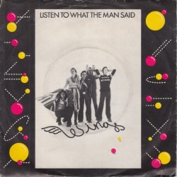 Wings ‎– Listen To What The Man Said|1975    Capitol Records ‎– 1C 006-96 638-Single