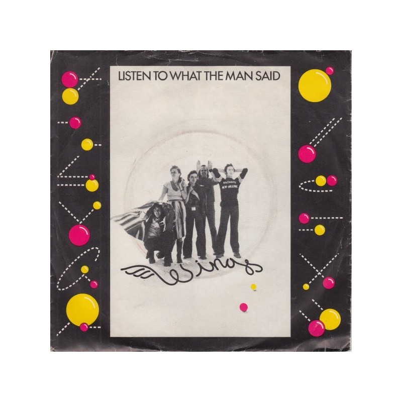 Wings ‎– Listen To What The Man Said|1975    Capitol Records ‎– 1C 006-96 638-Single