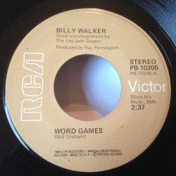 Walker Billy -The Lea Jane Singers ‎– Word Games|1975     RCA Victor ‎– PB-10205-Single