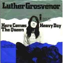 Grosvenor ‎Luther – Here Comes The Queen|1971   Island Records ‎– 10 437 AT-Single