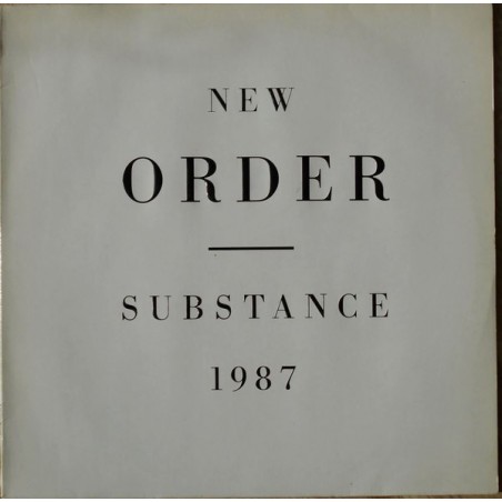 New Order ‎– Substance|1987     Rough Trade ‎– RTD 50