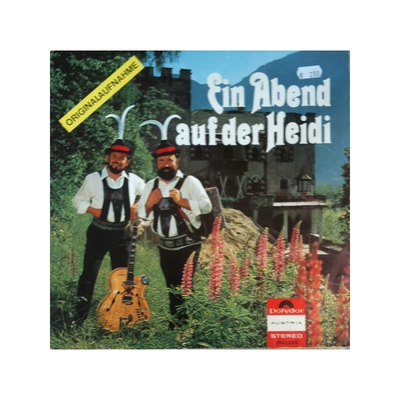 D'Kasermandln Klaus Und Ferdl-Das Berglandecho, Edda Hochkofler– Ein Abend Auf Der Heidi -  |1973