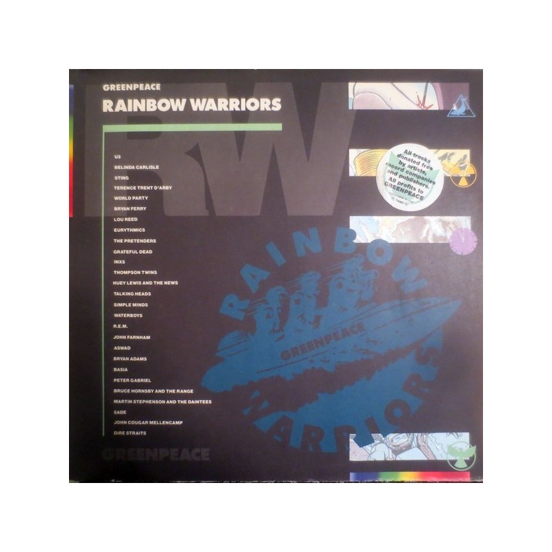 Various ‎– Greenpeace Rainbow Warriors|1989    RCA ‎– PL74065