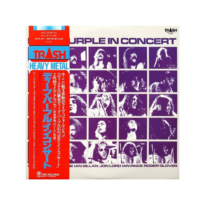 Deep Purple ‎– Deep Purple In Concert|1980    Trash ‎– TRSH-3001~2-Japan Press