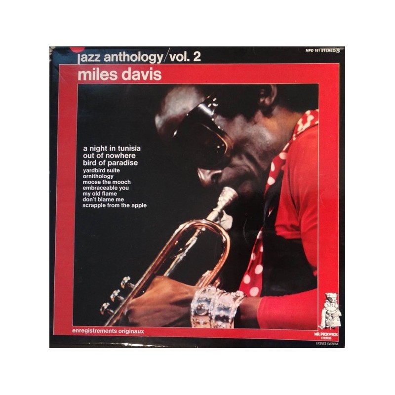 Davis ‎Miles – Jazz Anthology / Vol. 2|1975    Mr. Pickwick ‎– MPD 181