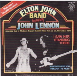 John Elton Band feat.John Lennon  ‎– I Saw Her Standing There|1981    DJM Records ‎– 0034.219-Single