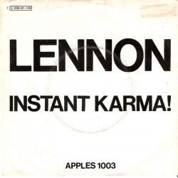 Lennon ‎– Instant Karma!|1970    Apple Records ‎– 1C 006-91149-Single