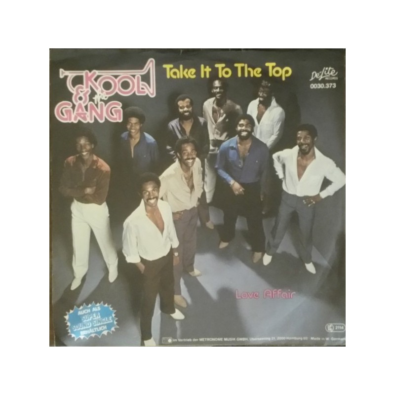 Kool & The Gang – Take It To The Top|1981 De-Lite Records – 0030.373-Single Kool & The Gang – Take It To The Top|1981 De-Lite Records – 0030.373-Single