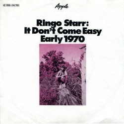 Starr ‎Ringo– It Don't Come Easy / Early 1970|1971    Apple Records ‎– 1C 006-04 791-Single