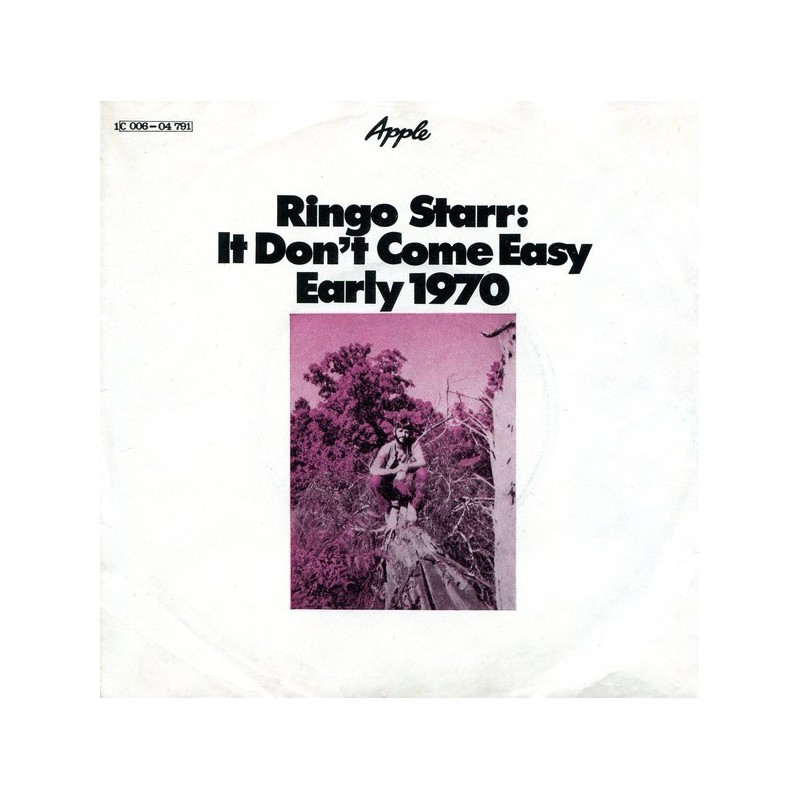 Starr ‎Ringo– It Don't Come Easy / Early 1970|1971    Apple Records ‎– 1C 006-04 791-Single