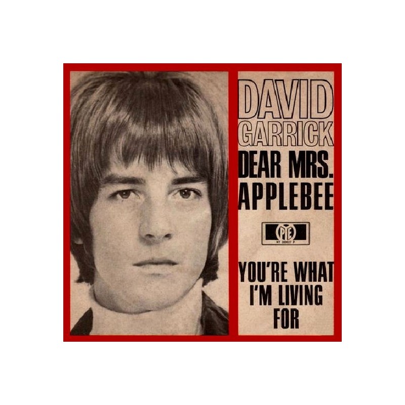 Garrick ‎David – Dear Mrs. Applebee|1966    Pye Records ‎– HT 300027 P-Single