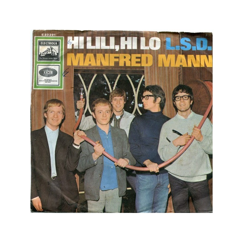 Mann ‎Manfred – Hi Lili, Hi Lo / L.S.D.|1965    Electrola ‎– E 23 291-Single