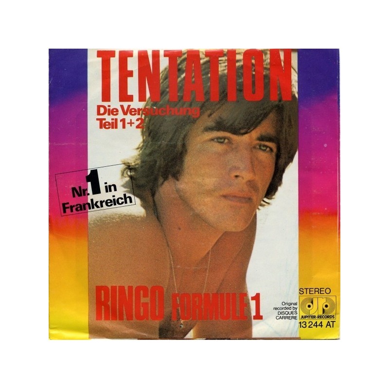 Ringo Formule 1‎– Tentation ( Die Versuchung Teil 1+2)|1974    Jupiter Records ‎– 13 244 AT-Single