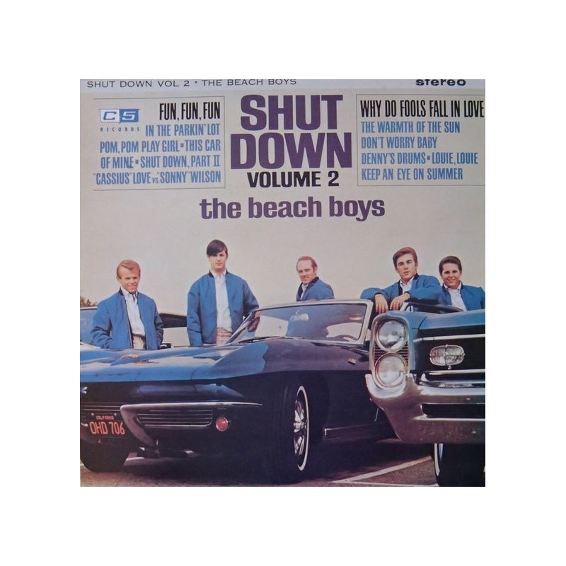 Beach Boys ‎The – Shut Down Volume 2|1989     C-Five Records ‎– C5-535