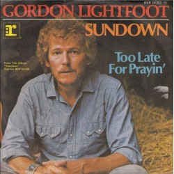 Lightfoot ‎Gordon – Sundown|1974   Reprise Records ‎– REP 14 353-Single