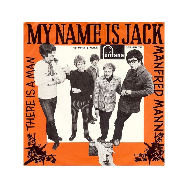 Mann ‎Manfred – My Name Is Jack|1968    Fontana ‎– 267 851 TF-Single