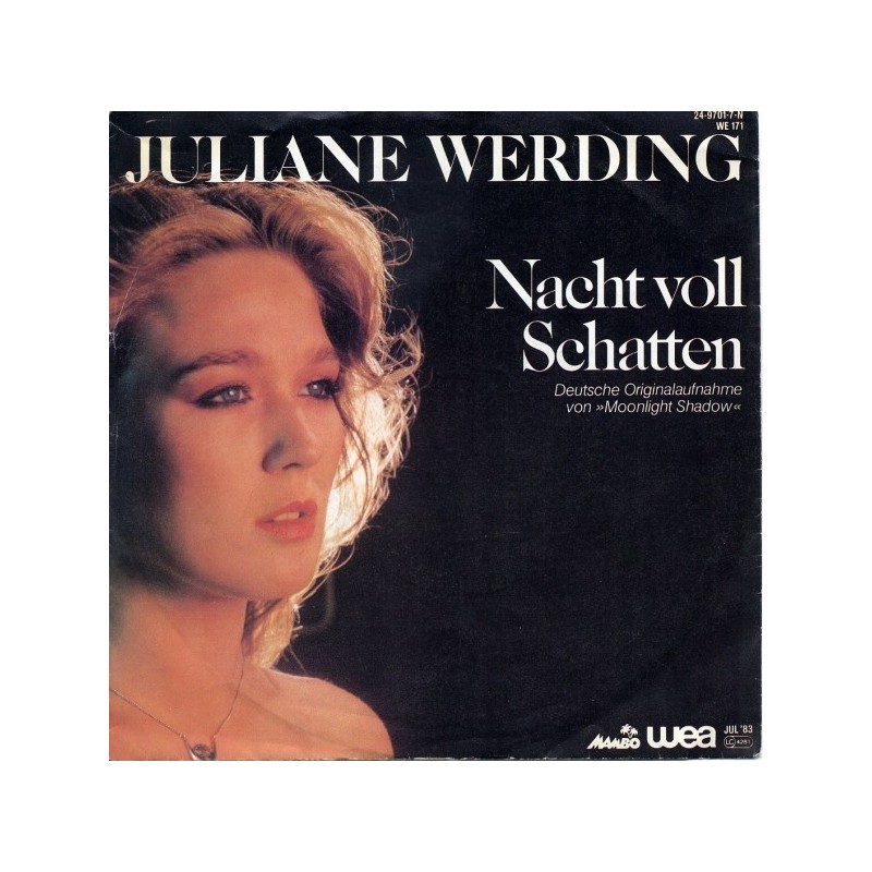 Werding Juliane – Nacht Voll Schatten|1983 WEA – 24-9701-7-Single Werding Juliane – Nacht Voll Schatten|1983 WEA – 24-9701-7-Single