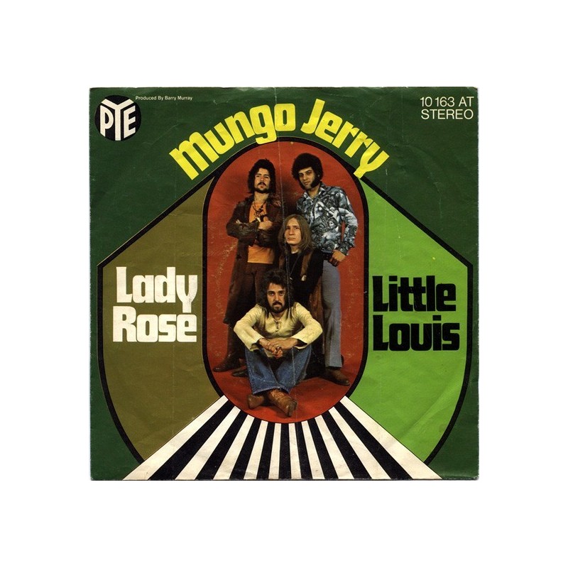 Mungo Jerry ‎– Lady Rose|1971    Pye Records ‎– 10 163 AT-Single