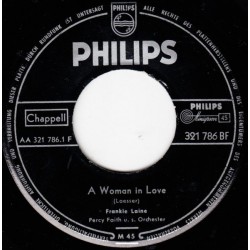 Laine Frankie ‎– A Woman In Love / Walking The Night Away|1956     Philips ‎– 321 786 BF-Single