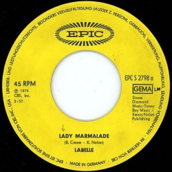 Labelle ‎– Lady Marmalade|1974      EPC 2798-Single