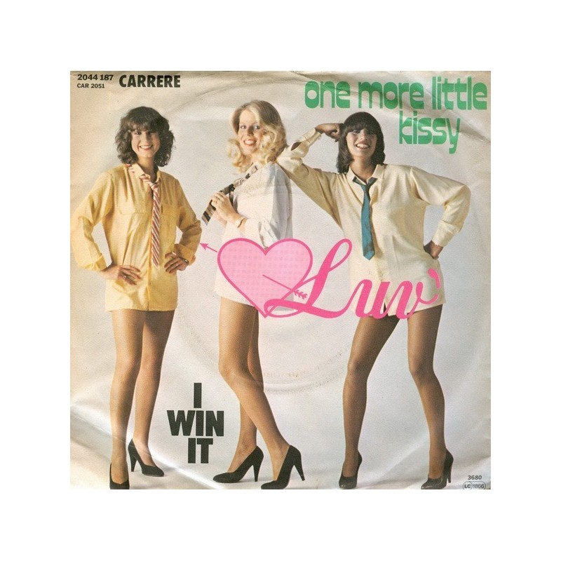 Luv' ‎– One More Little Kissy|1980     Carrere ‎– 2044 187-Single