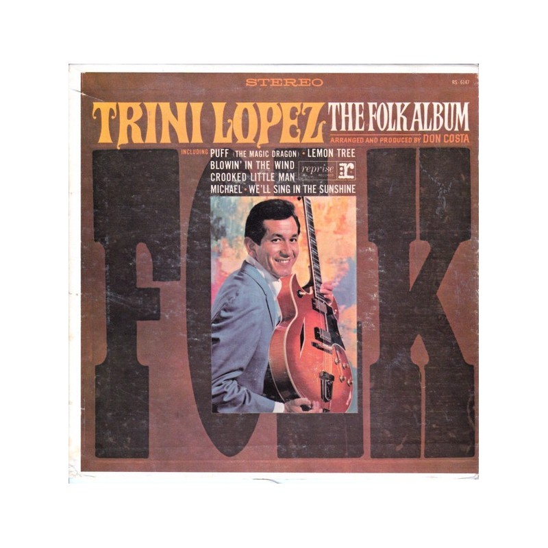 Lopez Trini ‎– The Folk Album|1965    Reprise Records ‎– SR 6147-Promo-Single