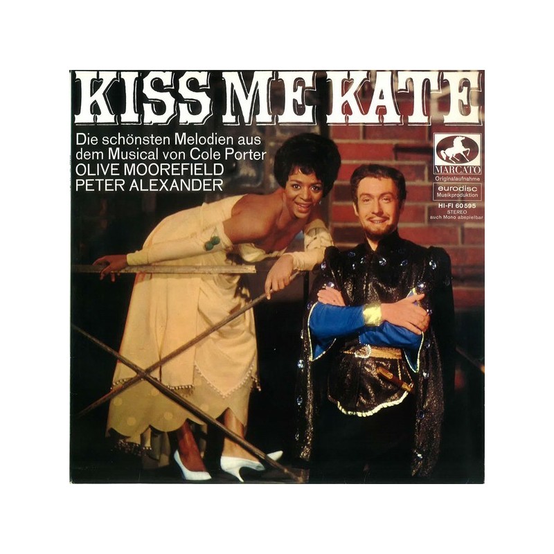 Alexander Peter - Olive Moorefield - Chor Und Orchester Johannes Fehring – Kiss Me Kate|Marcato – 60 595-Vinyl, 10" Alexander Peter - Olive Moorefield - Chor Und Orchester Johannes Fehring – Kiss Me Kate|Marcato – 60 595-Vinyl, 10"