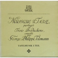 Telemann Georg Philipp – Tafelmusik Teil I  - Frans Brüggen (Banquet-Music ∙|1964    Telefunken ‎– SAWT 9449/50-A