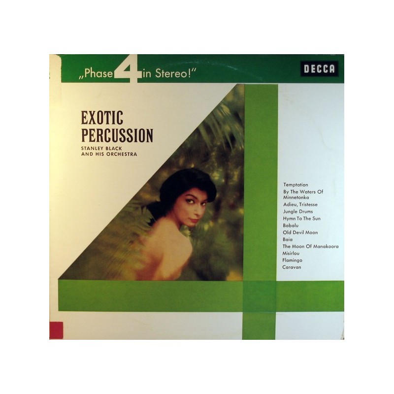 Black Stanley and his Orchestra and Chorus ‎– Exotic Percussion|    Decca ‎– SLK 16 406