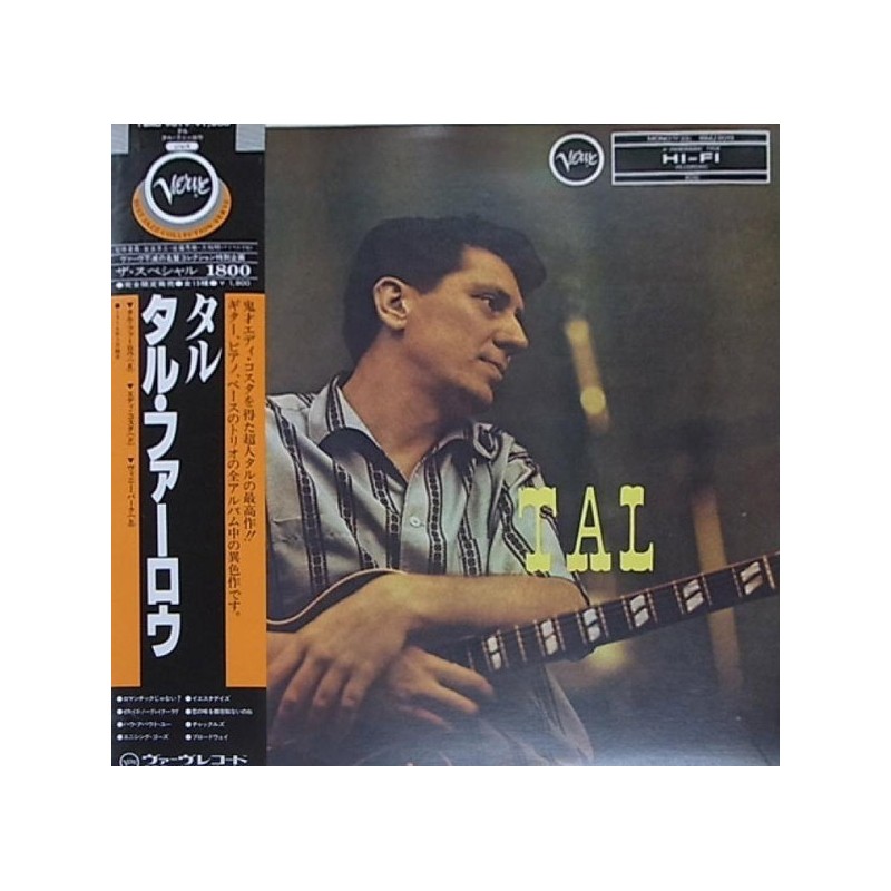 Farlow Tal– Tal|1981 Verve Records – 18MJ 9019-Japan Press Farlow Tal– Tal|1981 Verve Records – 18MJ 9019-Japan Press