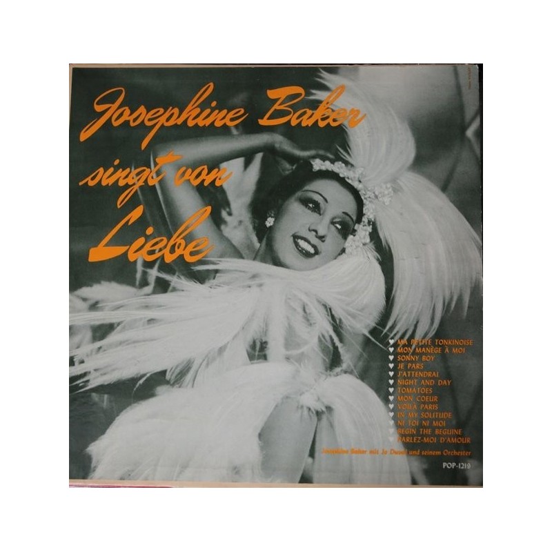 Baker Josephine -Mit Jo Duval und seinem Orchester ‎– Singt Von Liebe|Varieton ‎– POP-1219