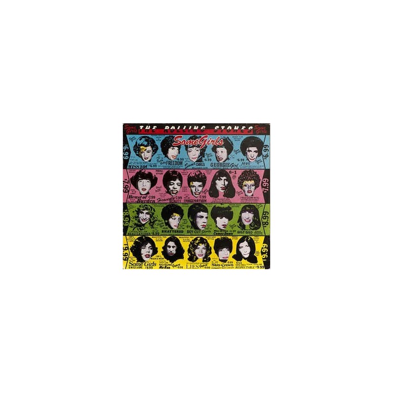Rolling Stones The ‎– Some Girls|1978      1C 064-61 016-Gimmick Sleeve with Cut-Out Faces