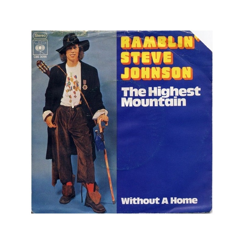 Ramblin' Steve Johnson ‎– The Highest Mountain|1975     CBS ‎– 3096-Single