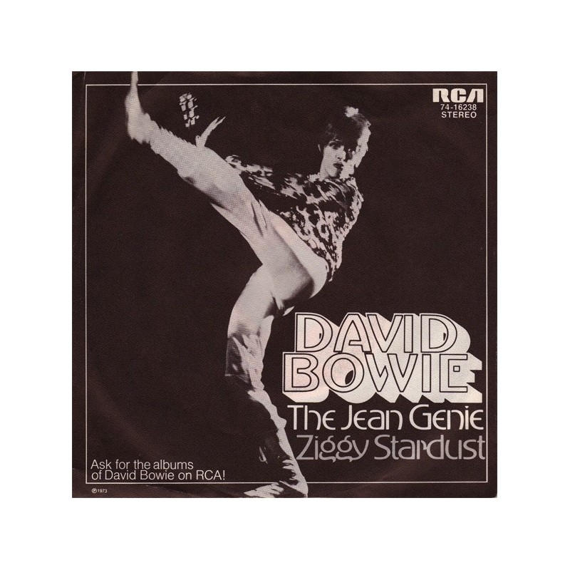 Bowie David ‎– The Jean Genie|1973     RCA Victor ‎– 74-16 238-Single