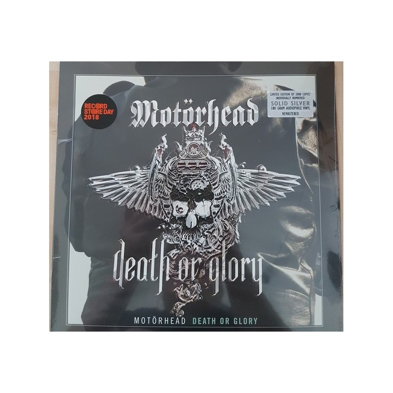 Motörhead – Death Or Glory|2018 Vinyl Passion – VP 90052 Limited Edition-Numbered-Silver Vinyl-RSD 2018 Motörhead – Death Or Glory|2018 Vinyl Passion – VP 90052 Limited Edition-Numbered-Silver Vinyl-RSD 2018