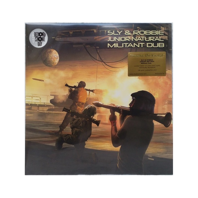 Sly & Robbie-Junior Natural ‎– Militant Dub|2018    Music On Vinyl ‎– MOVLP2078   Lim.Ed.-Numbered-Gold Vinyl -RSD 2018