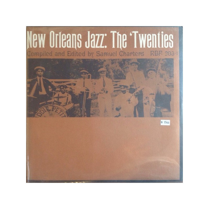 Various ‎– New Orleans Jazz: The 'Twenties, Volume One'|1964     RBF Records ‎– RBF 203-1
