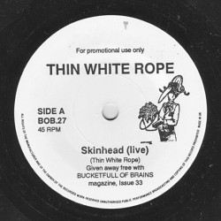 Thin White Rope / Vanilla Chainsaws ‎– Skinhead (Live) / Four Years (Live)|1990    Bucketfull Of Brains ‎– BOB.27-Promo-Single