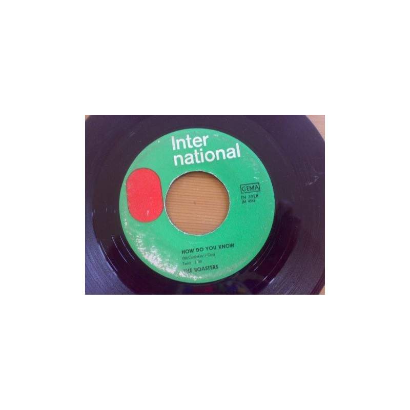 Boasters ‎The – How Do You Know / Lonely Feelings|1964     International ‎– IN 3028-Single