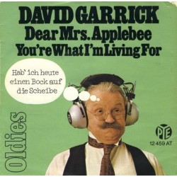 Garrick ‎David – Dear Mrs. Applebee|1972    Pye Records ‎– 12 459 AT-Single