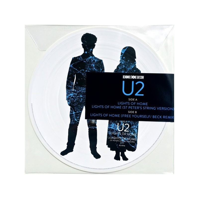 U2 ‎– Lights Of Home|2018     Island Records ‎– 6739348 -Limited Edition-Picture Disc -RSD 2018-Maxi-Single