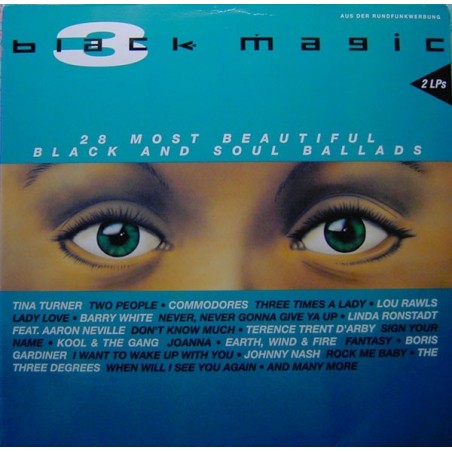 Various ‎– Black Magic 3 - 28 Most Beautiful Black and Soul Ballads|1991     EastWest ‎– 9548-30438-1