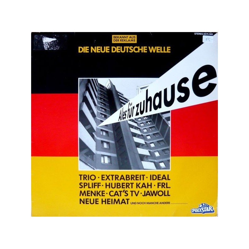 Various ‎– Alles Für Zuhause (Die Neue Deutsche Welle)|1982     Polystar – 2475 560