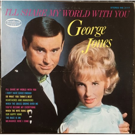 Jones ‎George – I'll Share My World With You|1969    Musicor Records ‎– MS 3177